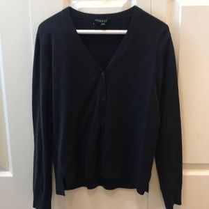 Theory High V Neck Cardigan